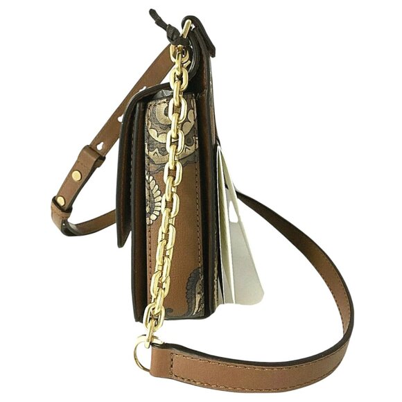 Michael Kors NWT Studio Paisley Natalie Medium Chain Messenger - Picture 4 of 6